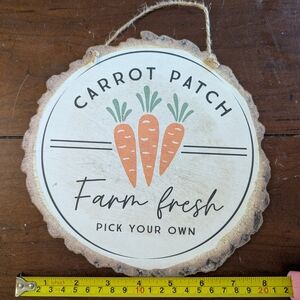 Carrot Patch Farm Fresh Sign